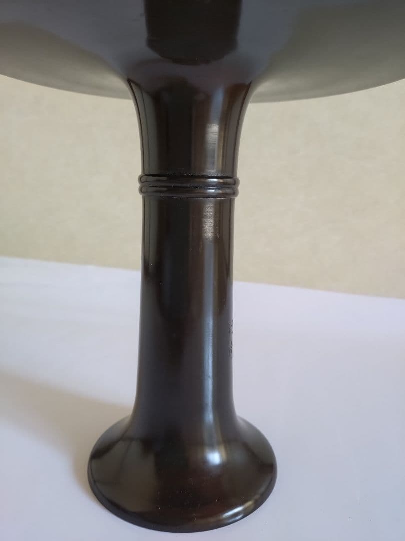 4 一文字　銅製 　花器 　池坊