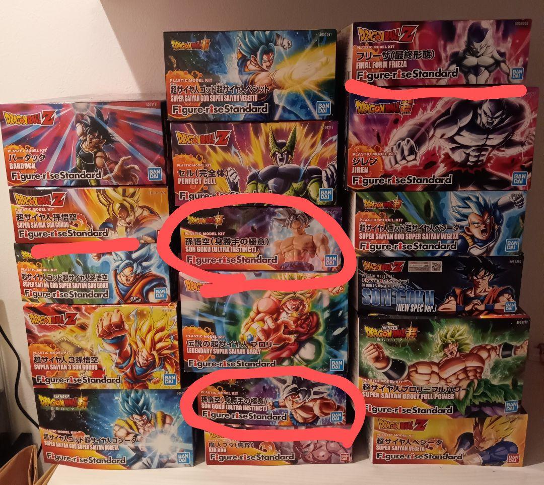 ドラゴンボール フィギュアスタンダード 17体セット　組み立て済み