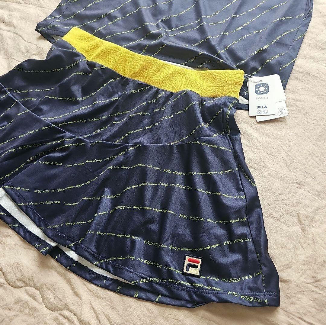 FILA テニスウェア セットアップ ネイビー L