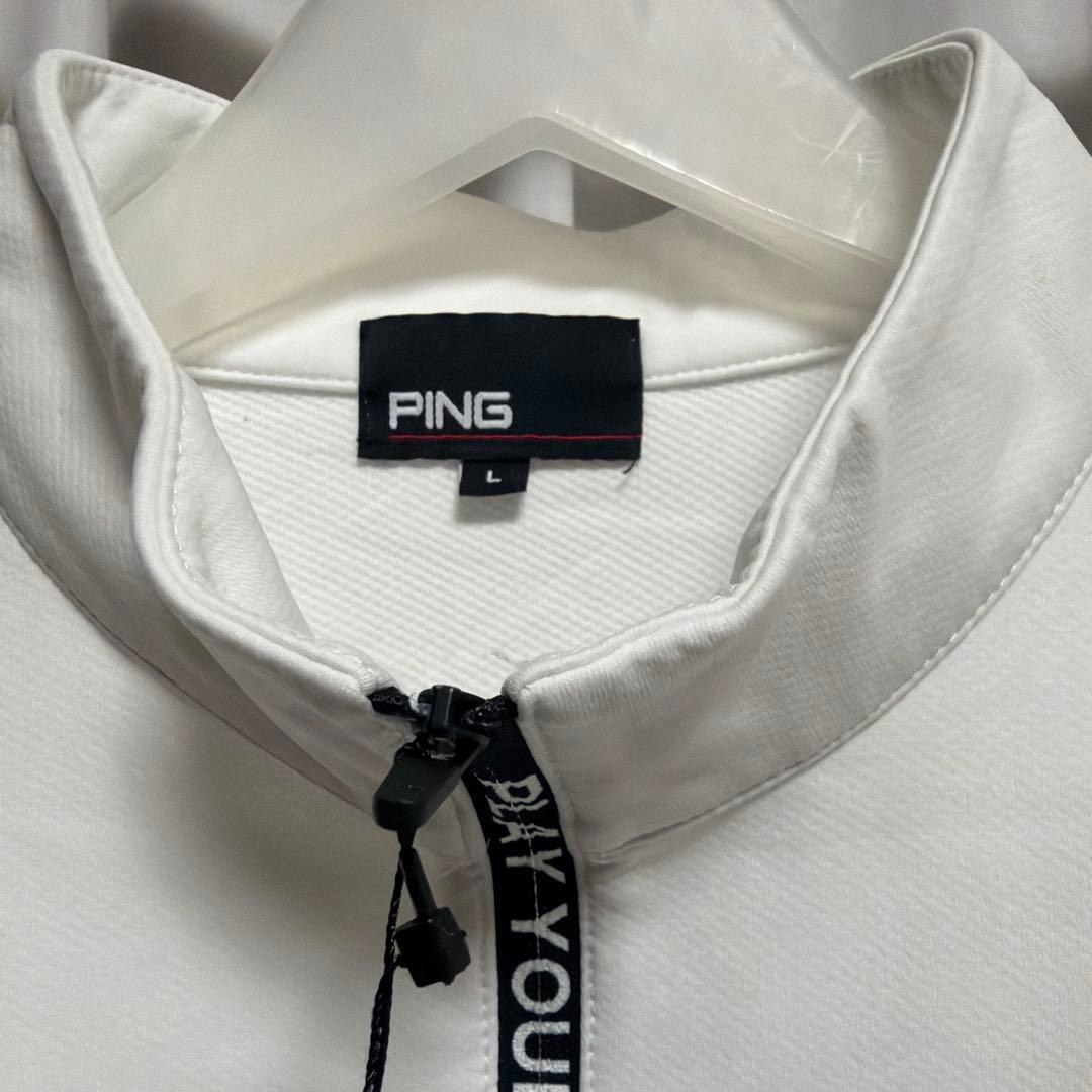 PING ゴルフウェア 長袖カットソー メンズL