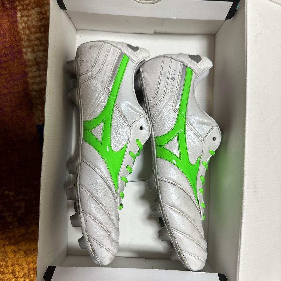Mizuno サッカーシューズ グレー/グリーン