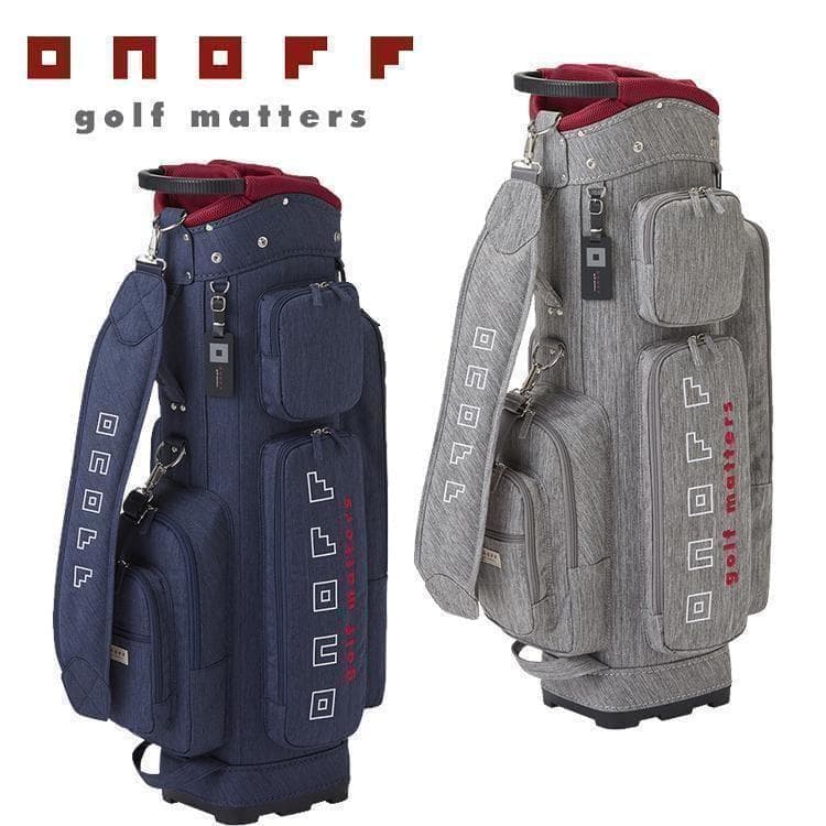 新品 ONOFF オノフ キャディバッグ OB0225 アッシュグレー