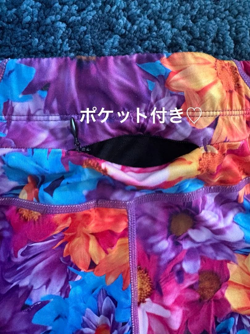 ROXYヨガウェア 蜷川実花コラボROXYセット 黒 花柄