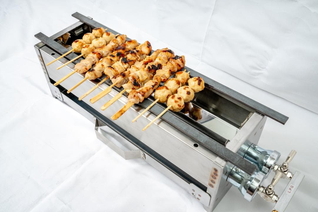 送料込 15999円 やきとり ガス焼器台 模擬店 焼鳥機器 みたらし 炉端Y1