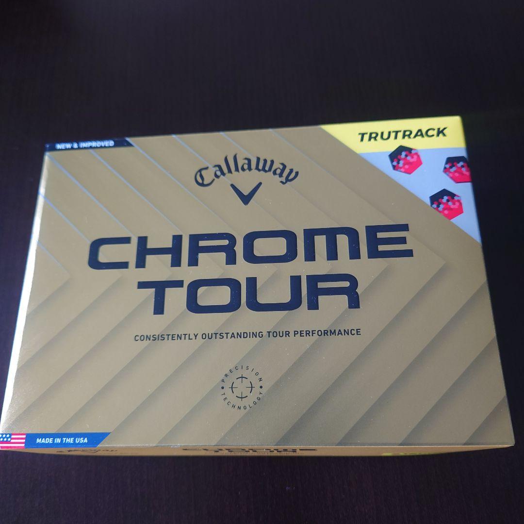 キャロウェイ CHROME TOUR TRUTRACK　黄色　サッカーボール