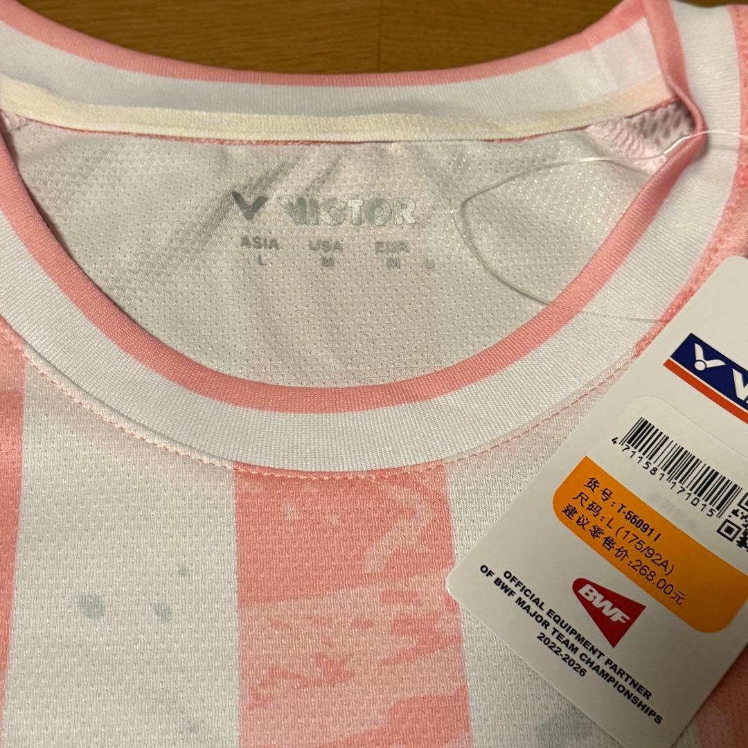 ビクター　バドミントンシャツ　サイズL アントンセンモデル