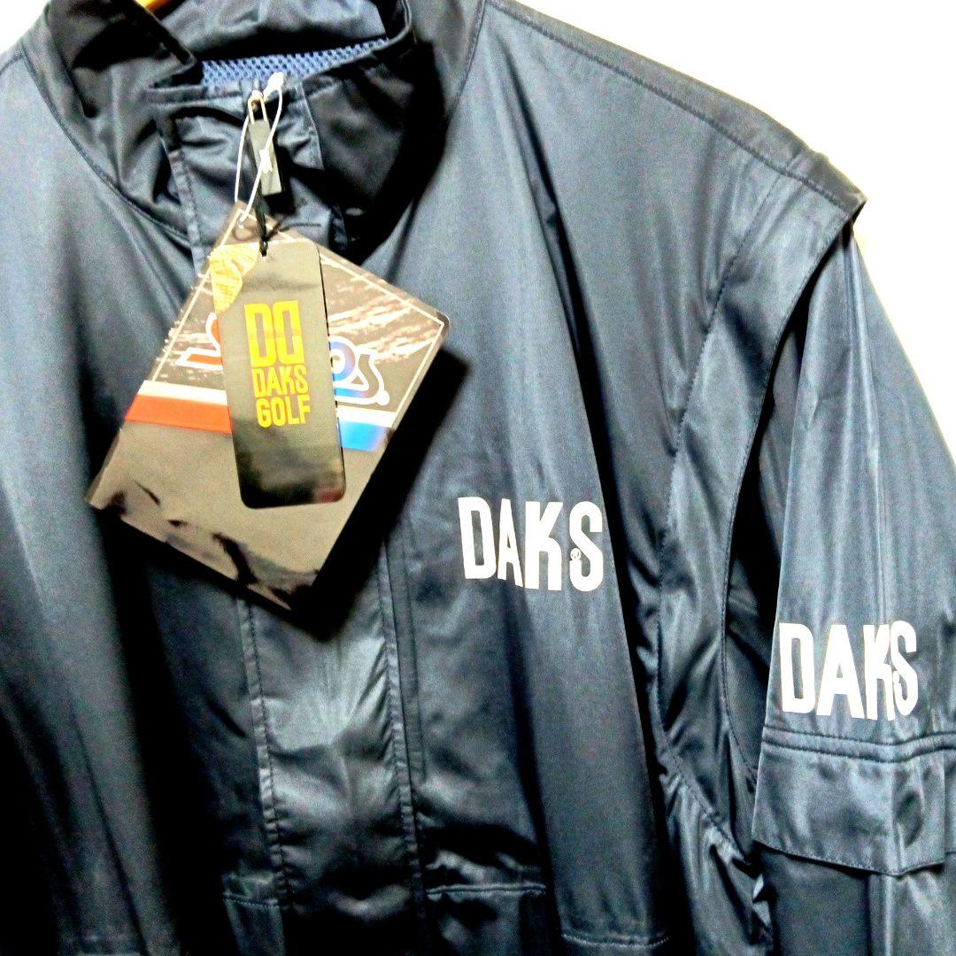 新品 DAKSダックス ゴルフウエア ジャケット ベスト 3WAY