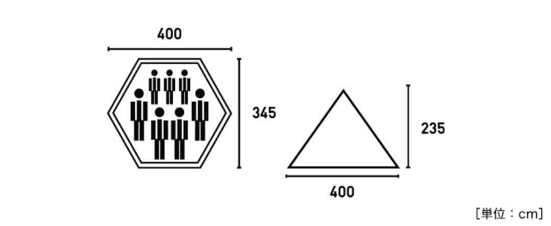 ロゴス(LOGOS) ナバホ ティピーTepee 400セット　使用回数1回