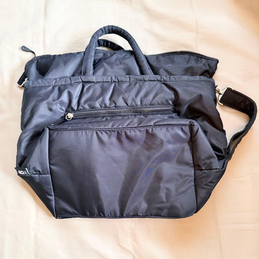 【美品】パーリーゲイツ 2WAY カートバッグ ワッペン多数 ショルダー付き
