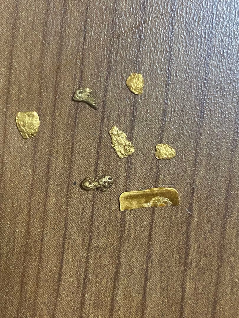 国産砂金 乙 中粒 天然金 自然金 GOLD