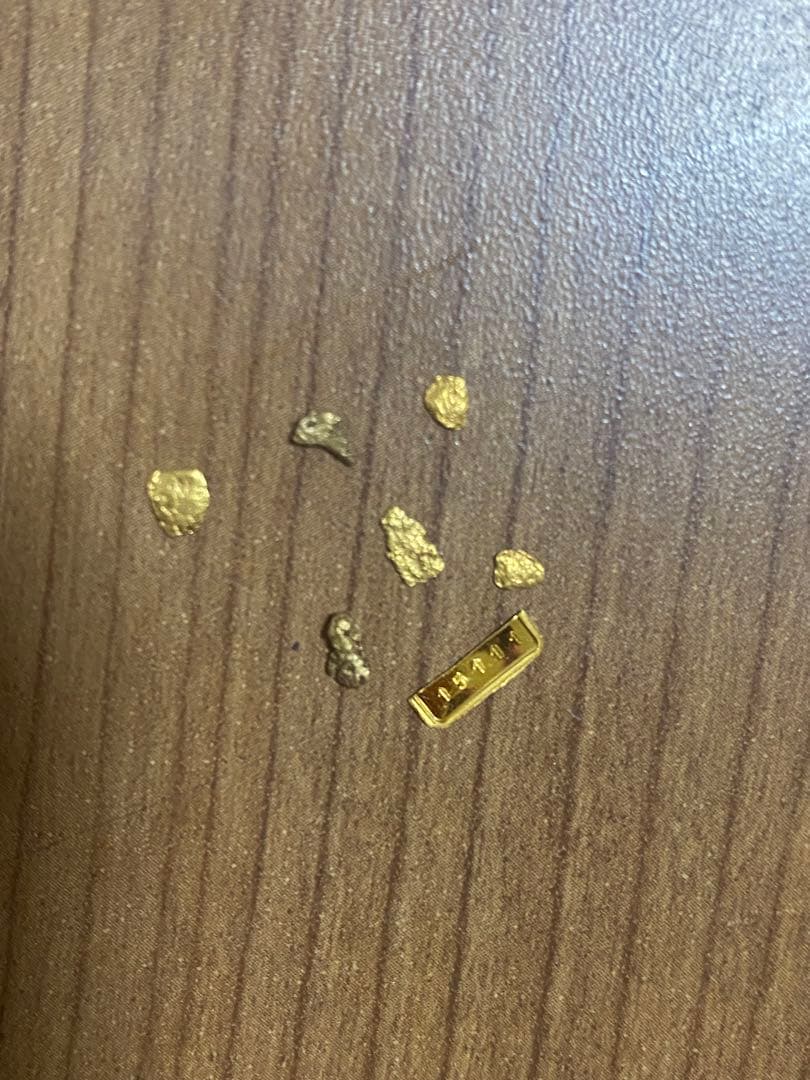 国産砂金 乙 中粒 天然金 自然金 GOLD