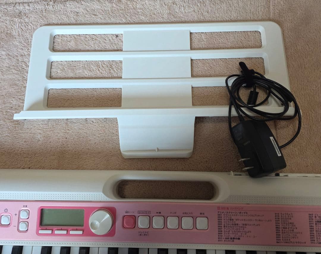 CASIO 電子キーボード LK-312　脚付き