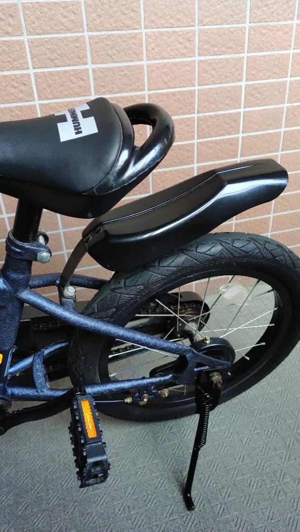 【直接お引取限定】HUMMER 子供用自転車 16インチ ミッドナイトブルー