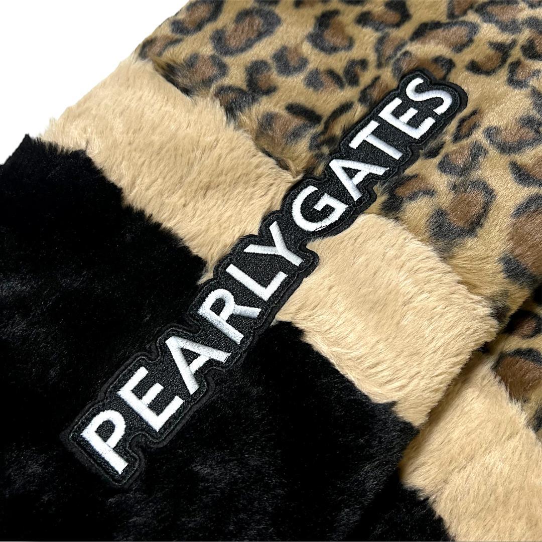 定価15,400円 パーリーゲイツ ファーフリース レッグウォーマー