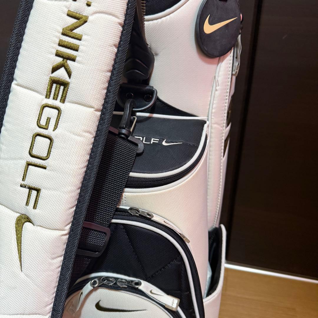 Nike ゴルフバッグ キャディバッグ ホワイト/ブラック