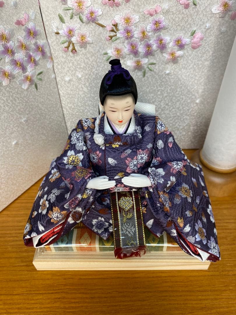 東京久月　雛人形　親王飾り収納セット・サイズ間口約４５×奥行約２２×高さ約３７㎝