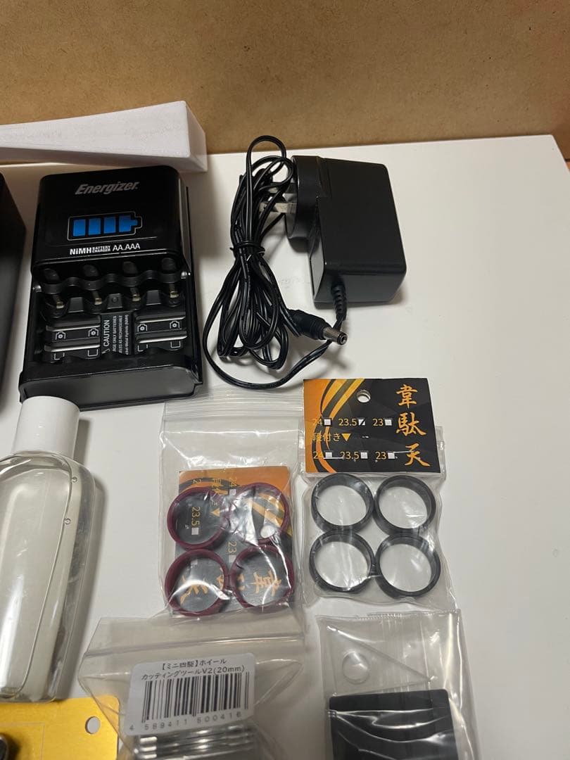 ミニ四駆 セット売り MSフレキ フルカーボン フルギミック 充電器 ペラタイヤ