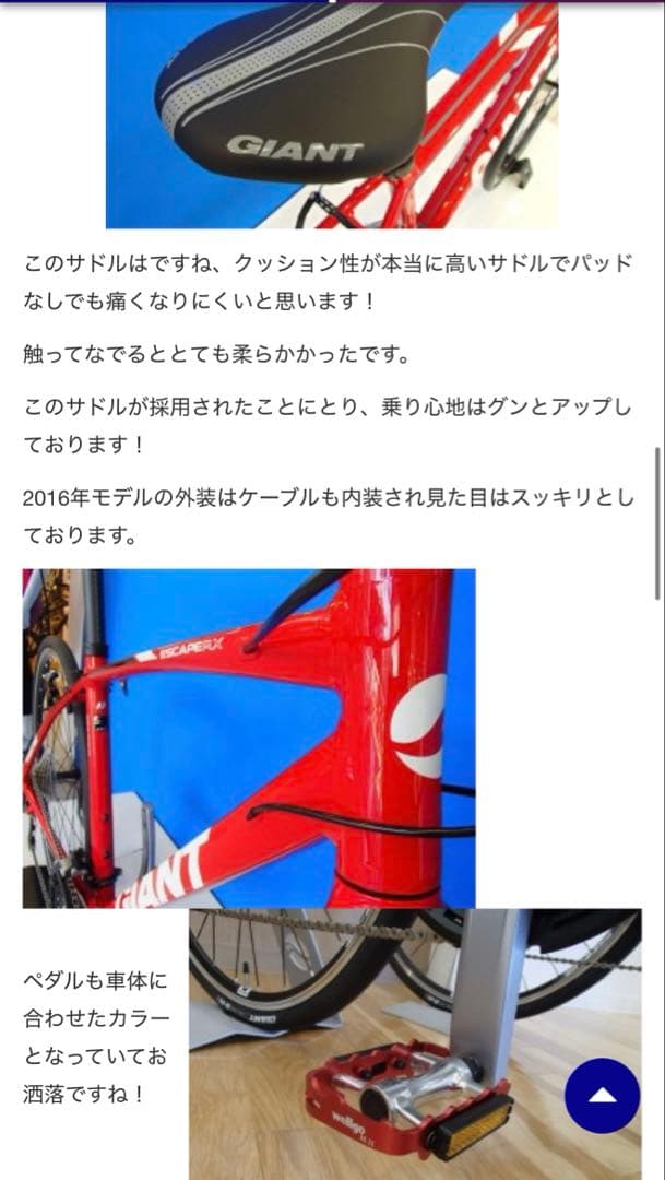 GIANT ESCAPE RX2 ジャイアント クロスバイク 27段