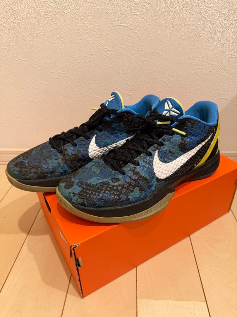 シューズ(男性用) NIKE KOBE6 BLUE CAMO 27.5cm / US9.5