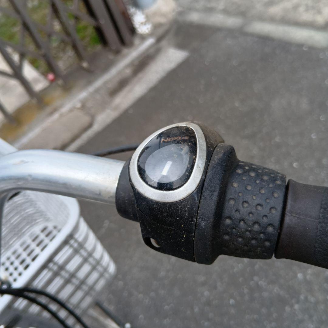 電動アシスト自転車 水色
