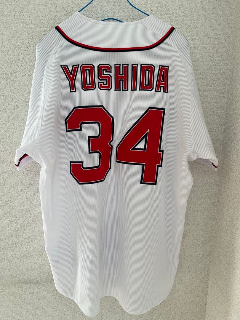 オリックスバッファローズ吉田正尚ユニフォーム 刺繍仕様デサント製Lサイズ