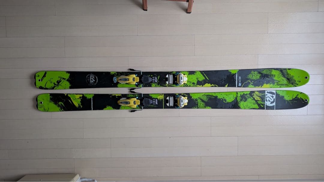 K2 ANNEX 108 スキー板 184cm 黒/黄緑