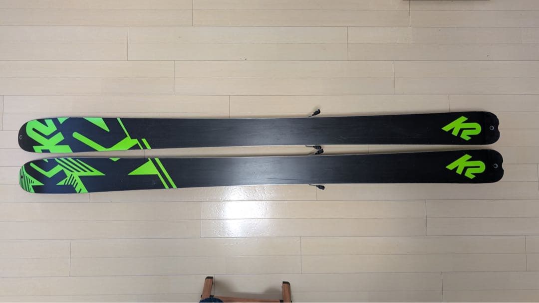 K2 ANNEX 108 スキー板 184cm 黒/黄緑