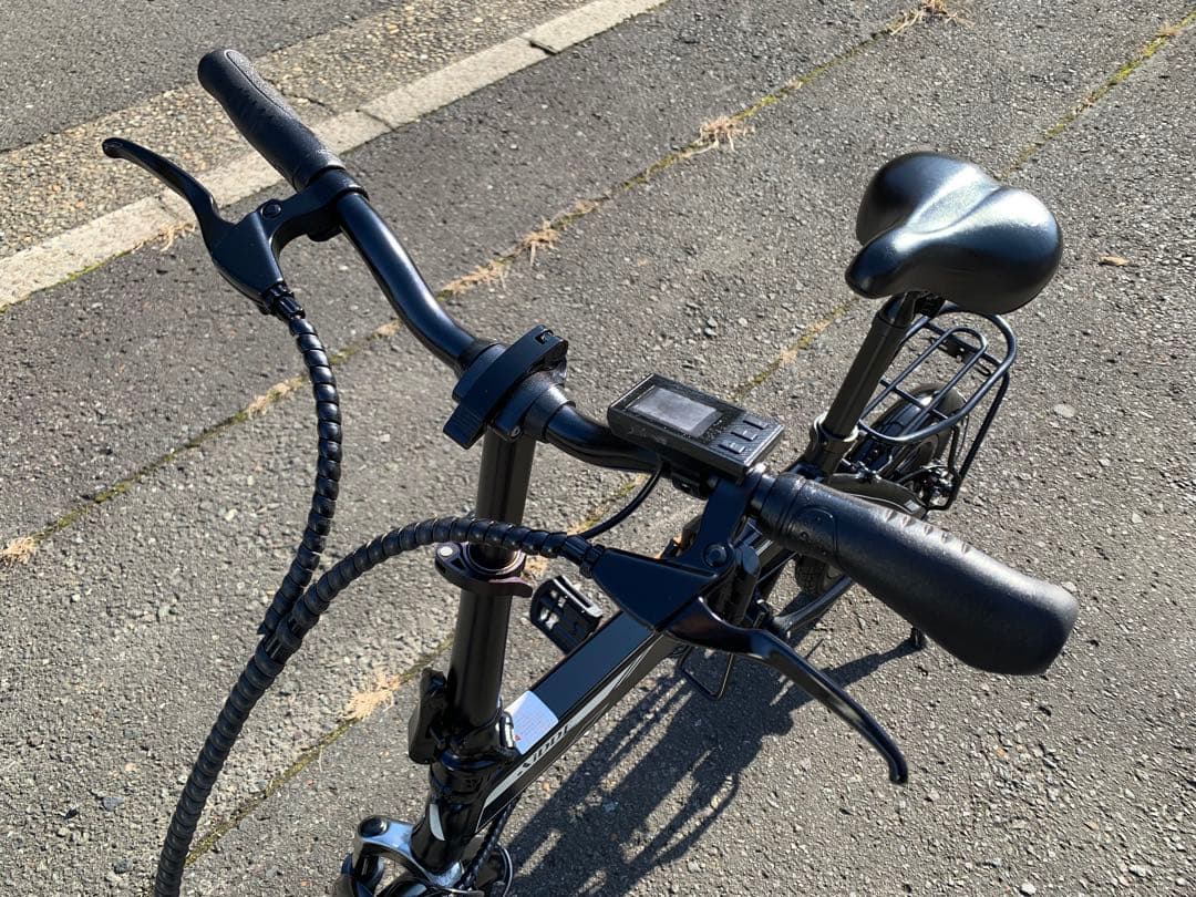 動作確認済 送料無料AiDDE ディスク式MTB 折りたたみ電動自転車A1