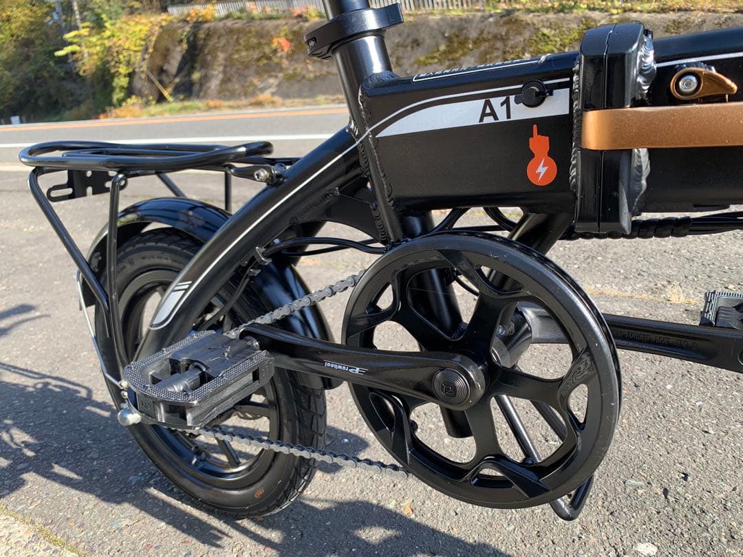 動作確認済 送料無料AiDDE ディスク式MTB 折りたたみ電動自転車A1