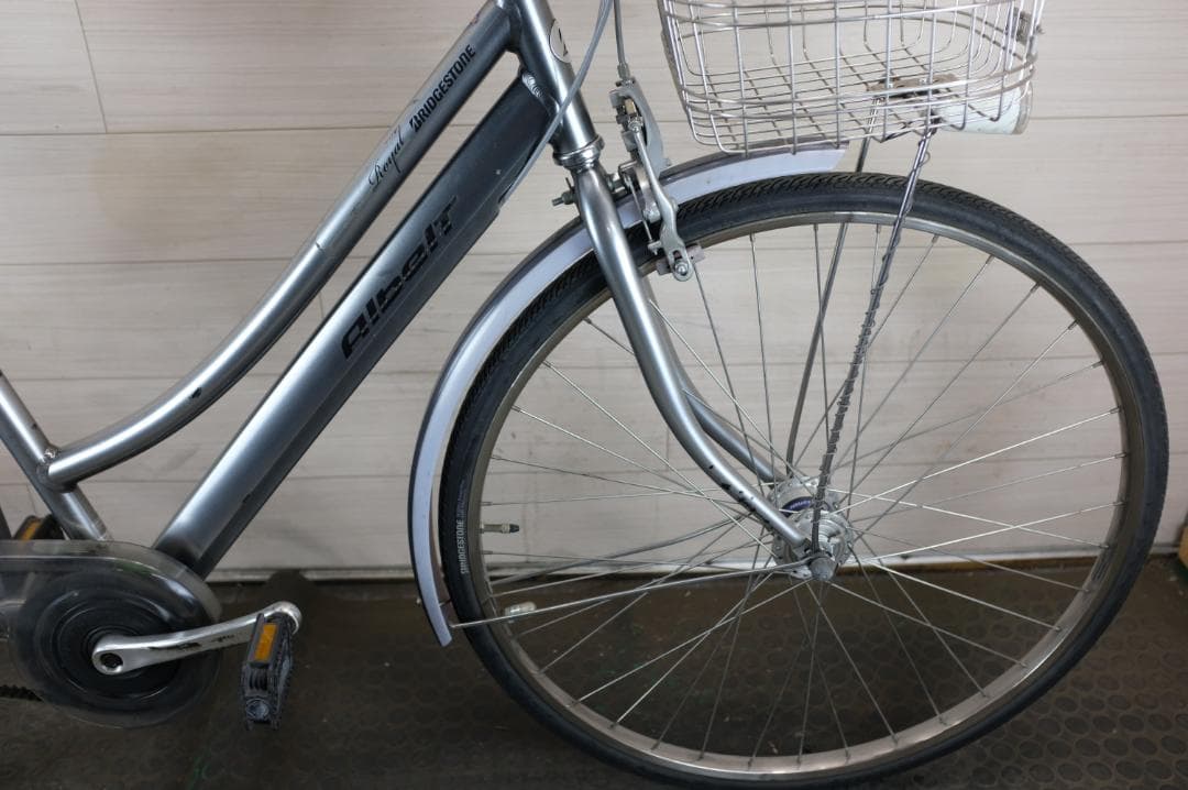 た*ん様 良品★BS アルベルト　軽快車　27インチ　5速　ライト