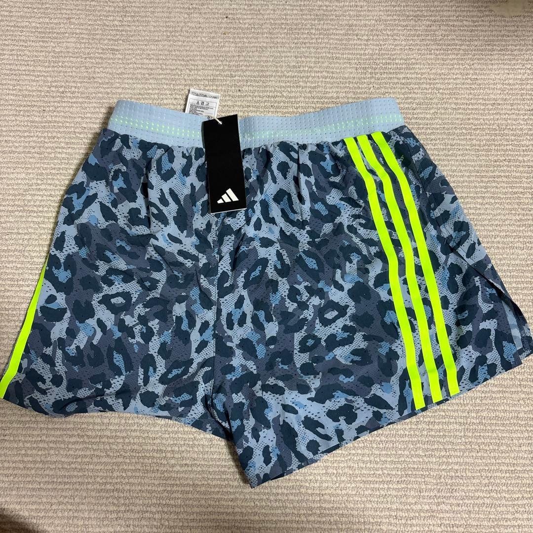 adidas レオパード柄 ランパン　Mサイズ ROAD TO RECORDS