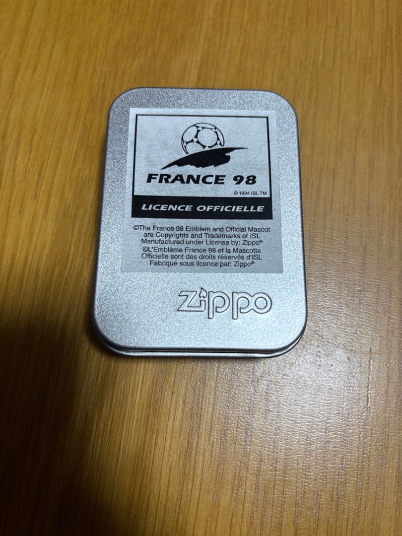 未使用　Zippo 1998年W杯記念品ライター8個セット　付属セット　外箱付属