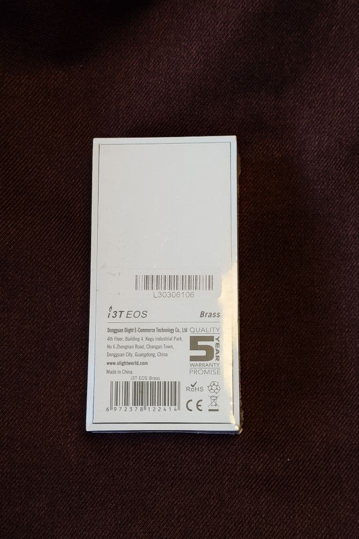 限定版　真鍮　Olight i3T EOS Brass EDCフラッシュライト