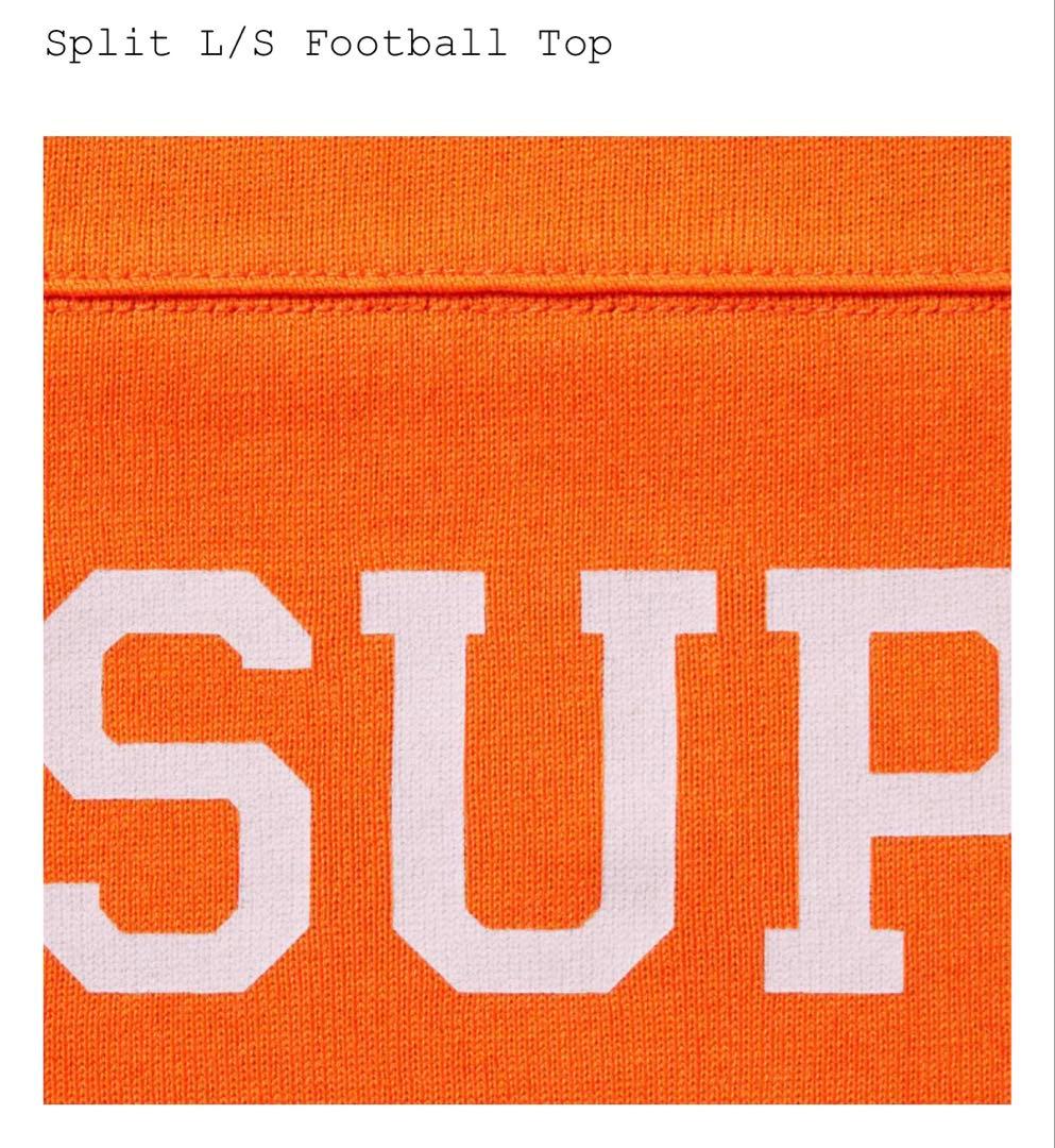 Supreme Split L/S Football Top Sサイズ