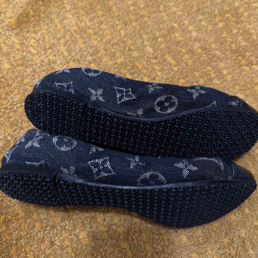 LOUISVUITTON ルイヴィトン バレエ フラットシューズ　デニム