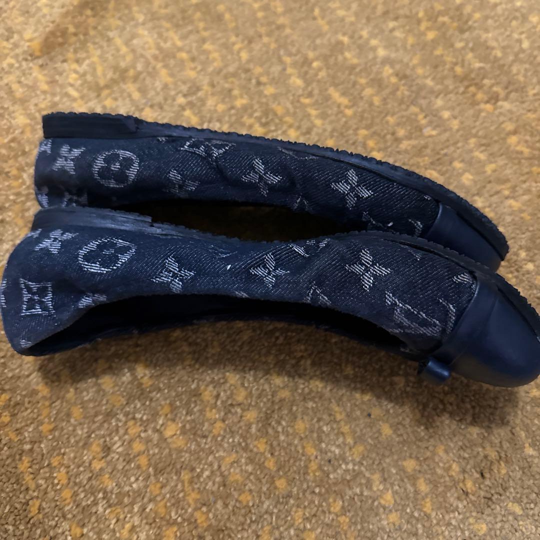 LOUISVUITTON ルイヴィトン バレエ フラットシューズ　デニム