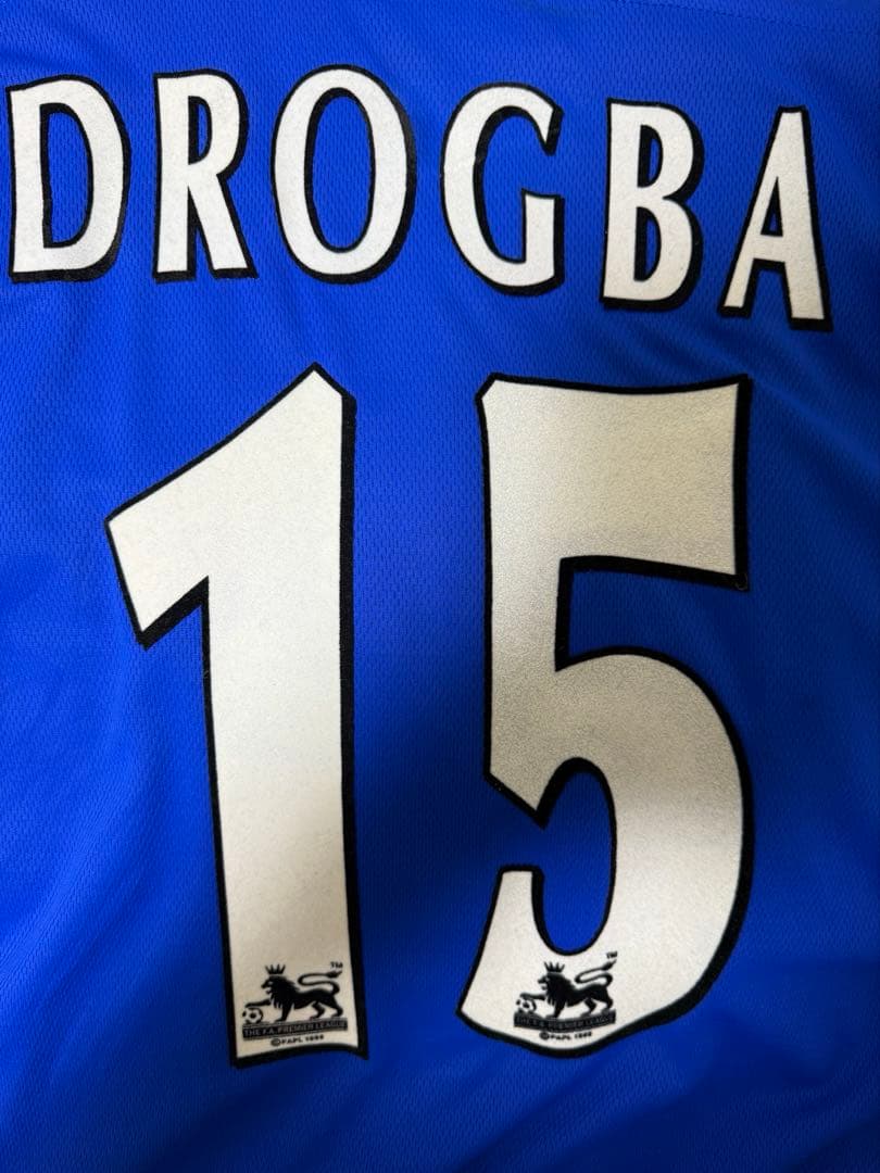 チェルシーFC 04-05 (H) ディディエ・ドログバ #15 長袖 XL