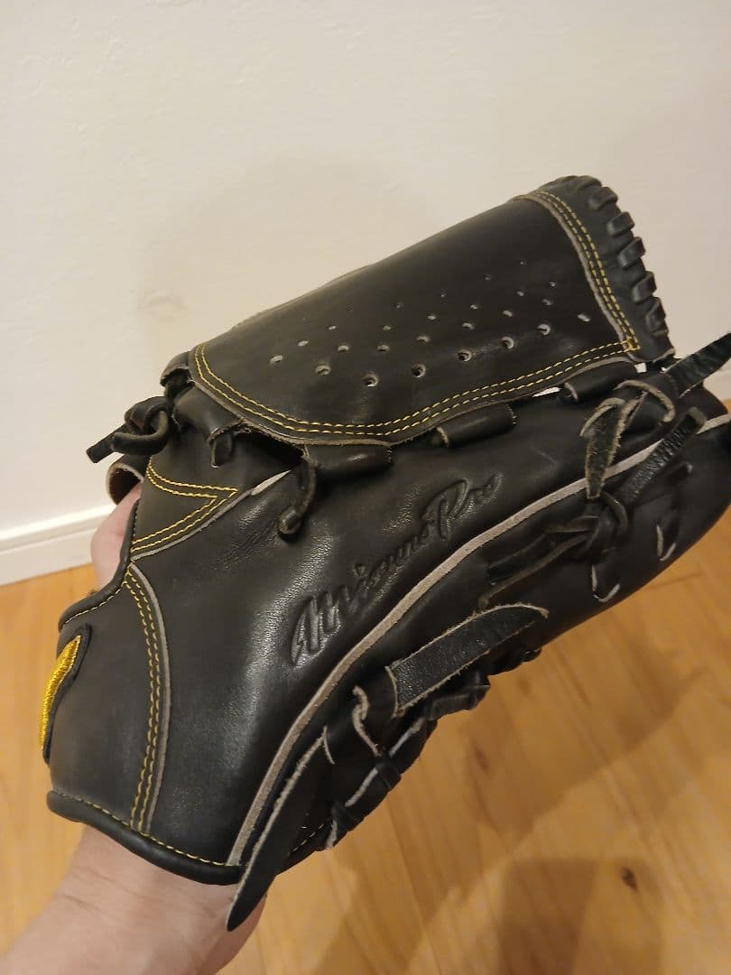 Mizuno Pro 硬式グローブ 黒　ミズノプロ　投手