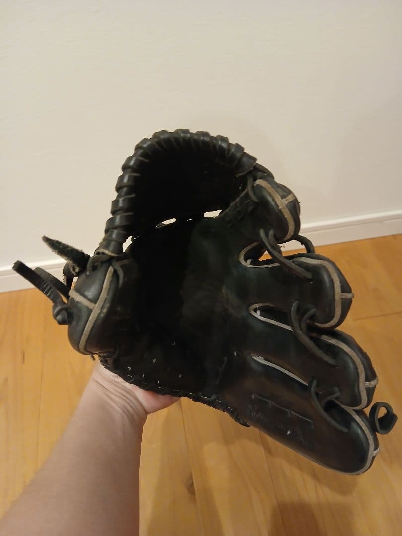 Mizuno Pro 硬式グローブ 黒　ミズノプロ　投手