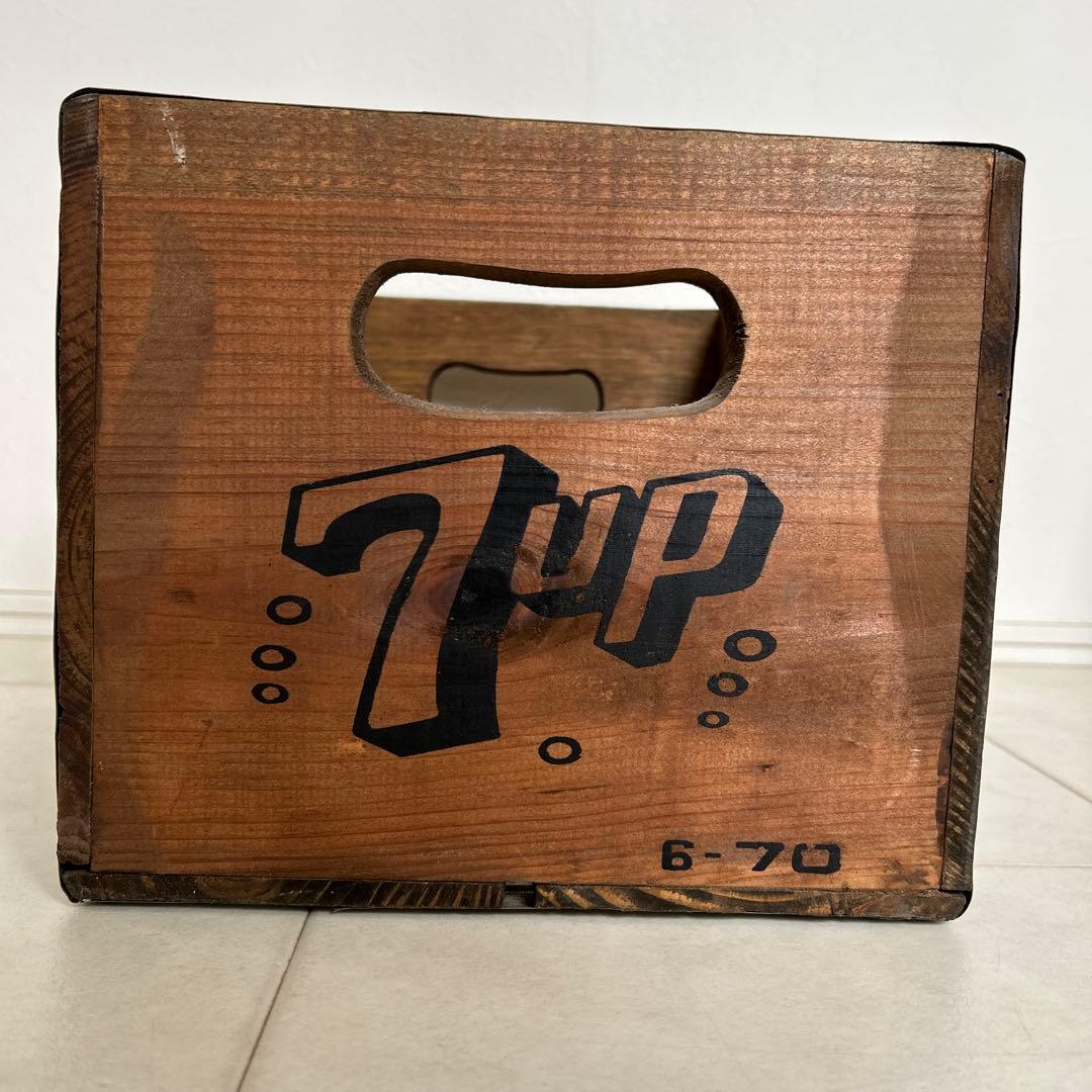 7up セブンアップ 木箱 ウッドボックス USA