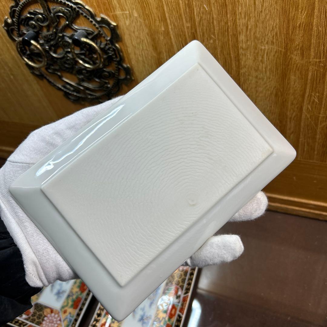有田焼　昇龍窯　金彩伊万里花鳥　長角皿揃