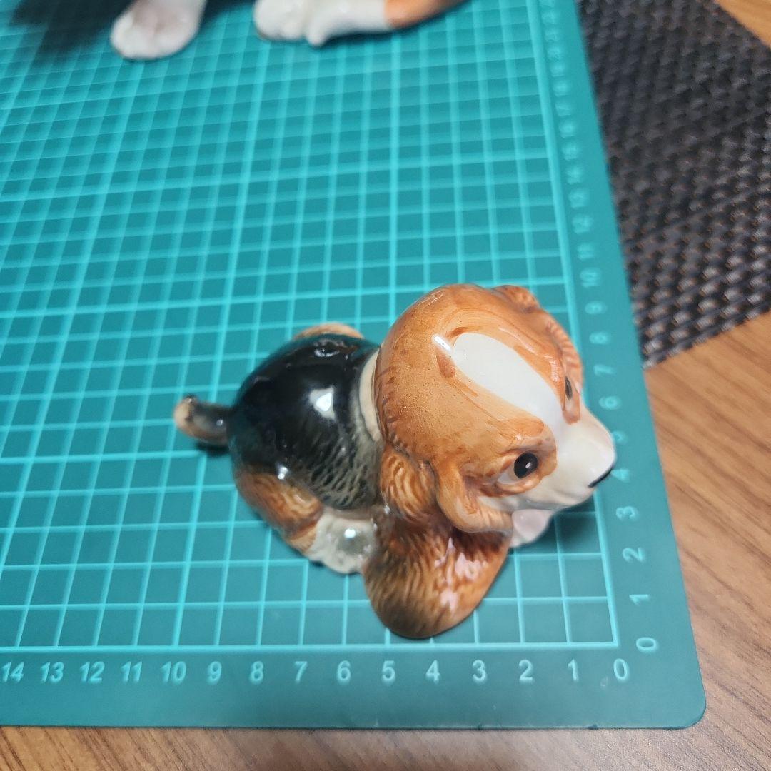 バセットハウンド　犬　置物　ベルアートコレクション　セットインテリア