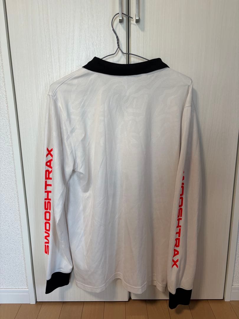 Nike 長袖ポロシャツ M ホワイト Swoosh