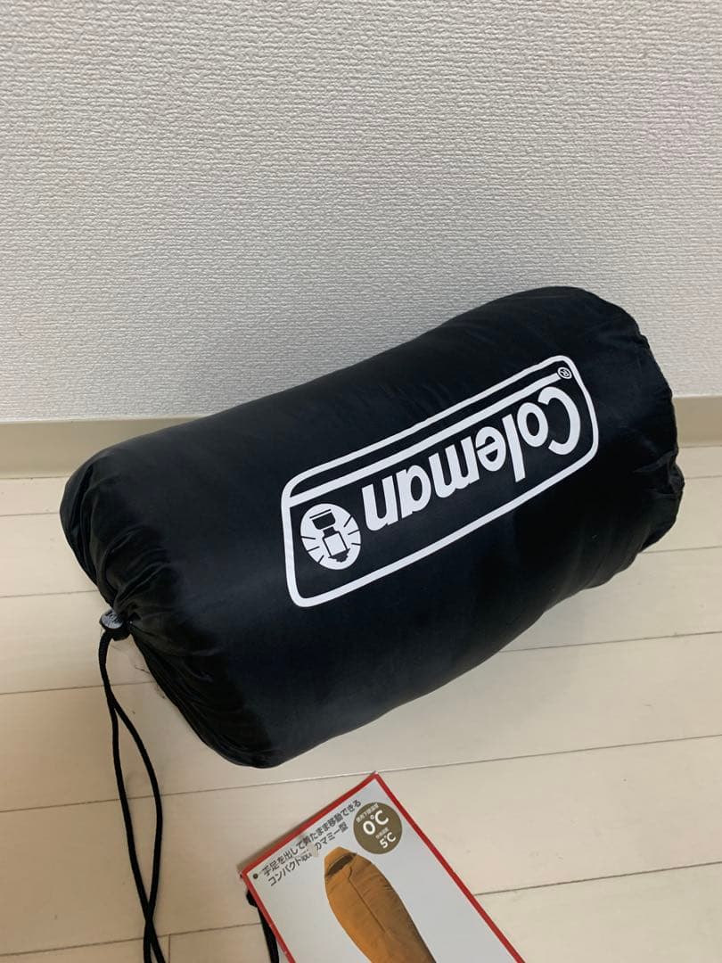 Coleman コンパクト寝袋 ブラック 0℃〜5℃