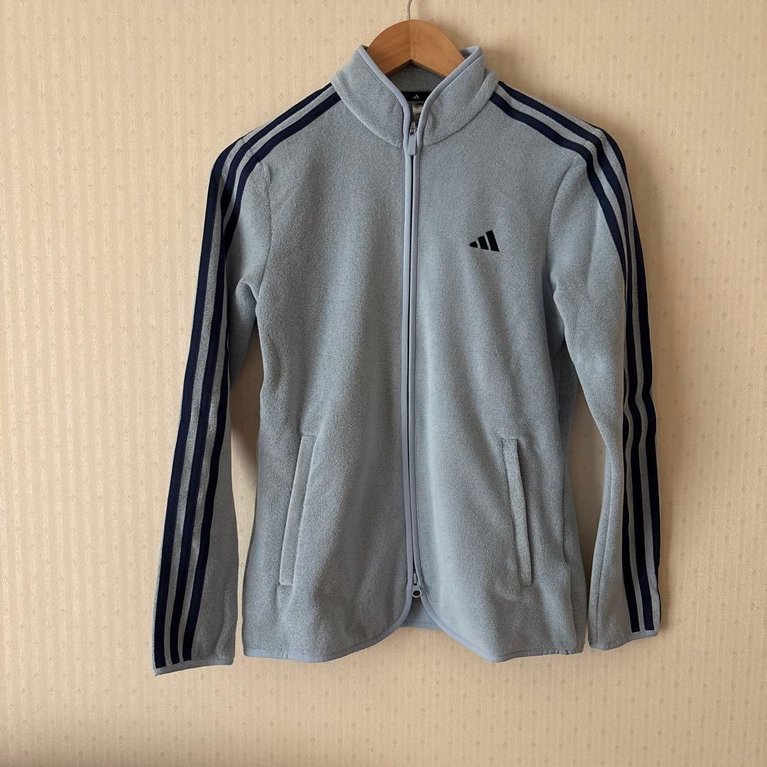 adidas アディダス　ゴルフ　スリーストライプス フリース セットアップ　L