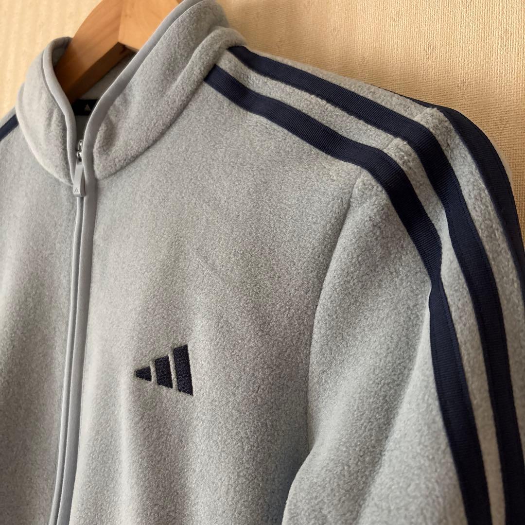adidas アディダス　ゴルフ　スリーストライプス フリース セットアップ　L