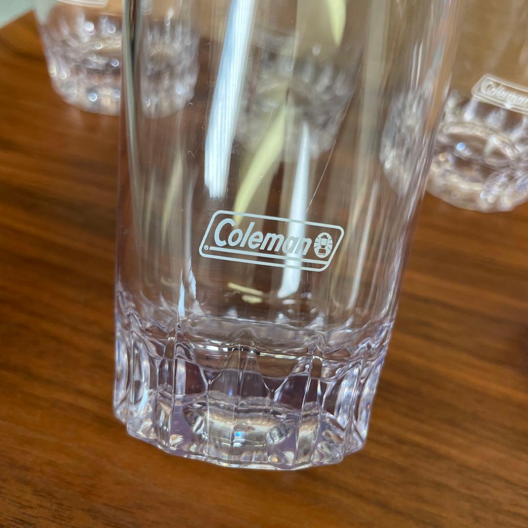 Coleman クリアガラス グラス サイズ違い6個セット