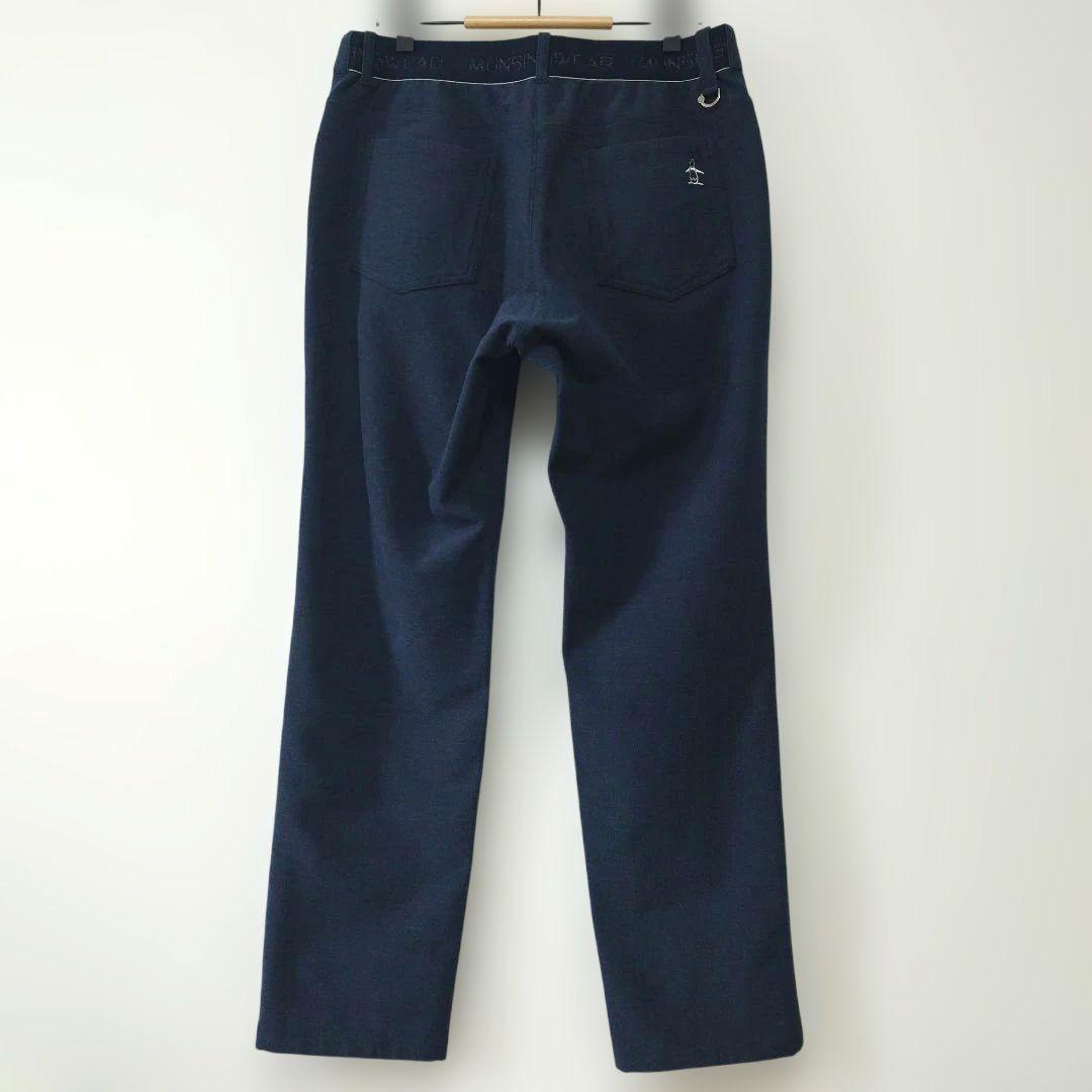 Munsind wear LLサイズ ゴルフウェア ダークブルー パンツ