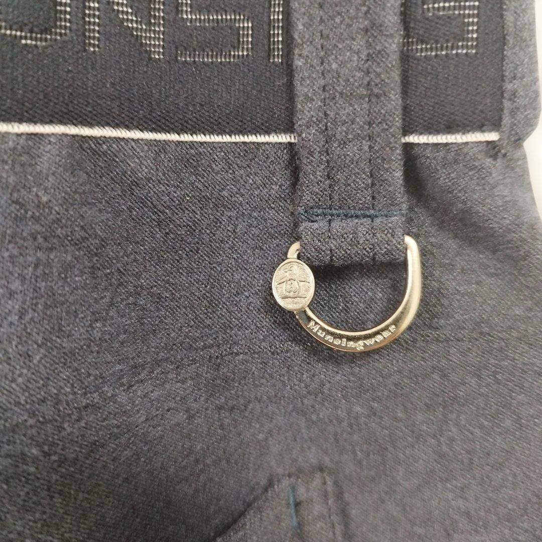 Munsind wear LLサイズ ゴルフウェア ダークブルー パンツ