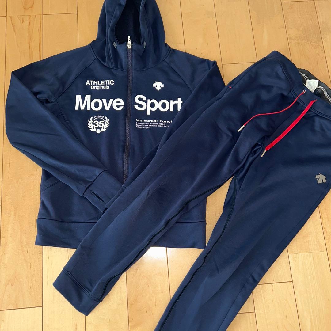 DESCENTE 上下セットアップ MOVE SPORT ネイビー　Mサイズ